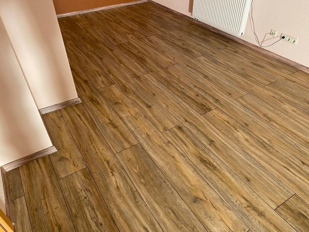 Dieser hochwertige PVC-Fußboden wurde in einem schönen Zweifamilienhaus in Dohna verlegt